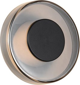 Matne čierne LED nástenné svietidlo so stmievačom ø 22 cm Celeste – Trio