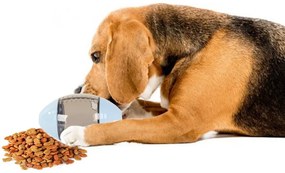 Verk Interaktivní hračka pro psy na pamlsky zpomalovací, modrá