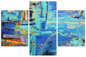 Obraz - Abstraktné olejomaľba (90x60 cm)