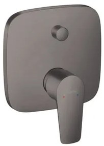 Sprchová a vaňová batéria Hansgrohe Talis E bez podomietkového telesa kartáčovaný černý chrom 71745340
