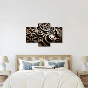 Obraz - Hodinové súčiastky (90x60 cm)