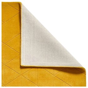Horčicovožltý vlnený koberec Think Rugs Kasbah, 150 x 230 cm