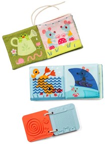 Lilliputiens – súprava 3 senzorických knižiek – mačička Jeanne