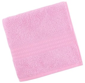 Ružový uterák z čistej bavlny Foutastic, 70 × 140 cm