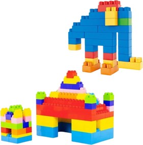 LEAN Toys Stavebnica Priestorové farebné kocky Sada 260 el.