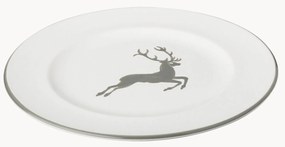 Ručne vyrobený dezertný tanier Gourmet Grey Deer