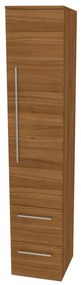 Mereo Bino, kúpeľňová skrinka vysoká 163 cm, pravá, Multidecor, Orech Dijon prírodný, MER-CN698ODP1