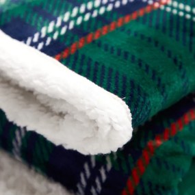 Deka MANTA kockovaná, zelená 864761