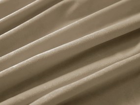 Biante Zamatový oválny obrus Velvet Prémium SVP-026 Kávovo béžový 120x160 cm