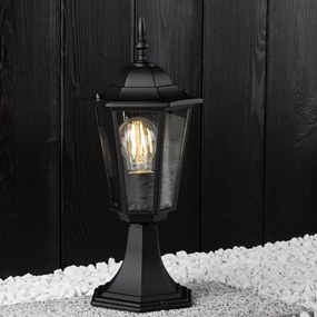 Záhradná stojaca lampa LIGURIA-LT 1xE27 nízka 42cm čierna - GOLDLUX (Polux)