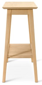 Konzolový stolík s 2 odkladacími plochami z jaseňového dreva