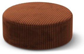 Menčestrový taburet v tehlovej farbe Dia – Micadoni