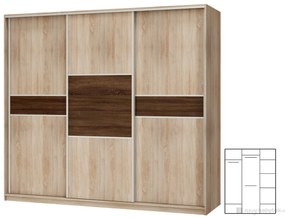 Šatníková skriňa Prestwood 240 D. Vlastná spoľahlivá doprava až k Vám domov. 746619