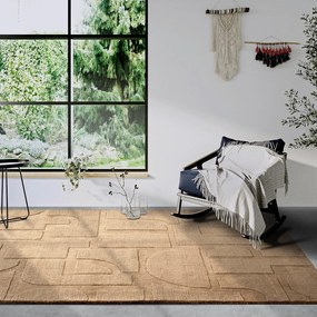 Béžový ručne tkaný vlnený koberec 80x150 cm Alexis – Villeroy&amp;Boch