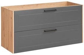 Umývadlová skrinka Madera 854 2S dub artisan/grafit