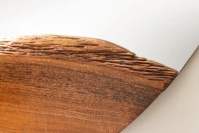 Zrkadlo 46492 Living Edge Ø100cm Drevo Acacia  - Komfort-nábytok