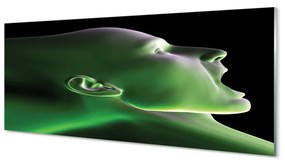 Obraz plexi V čele muž zelenú 120x60 cm