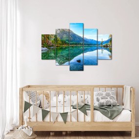 Obraz - Jazero Hintersee (150x105 cm)