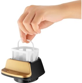 Sencor - Kávovar s dvomi hrnčekami 500W/230V červená/čierna