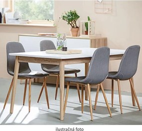 Krémová jedálenská stolička LEGA