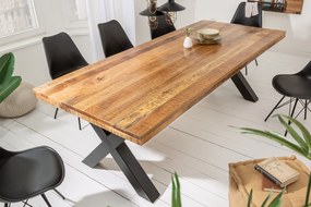 Jedálenský stôl Iron Craft 200cm mango natural 70mm