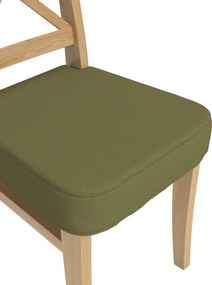Sedák na stoličku Ingolf farba produktu zelená látka zapletaná