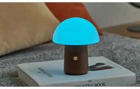 Biela/v tmavoprírodnej farbe LED stolná lampa (výška 12,5 cm) Alice Mushroom – Gingko