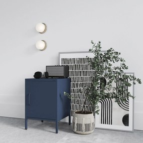 Nočný stolík MIA, 424 x 595 x 400 mm, Modern: tmavomodrá farba