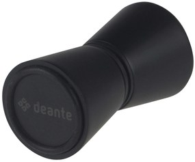 Deante Deante, Kľučka sprchových dverí - okrúhla, čierna matná, DEA-XKCK3HN00