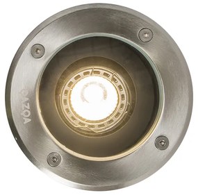 Sada 6 inteligentných vonkajších bodových svetiel nastaviteľných vrátane Wifi GU10 - Delux