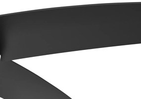 Stropný ventilátor čierny 132 cm vrátane LED s diaľkovým ovládaním - Cool Anello