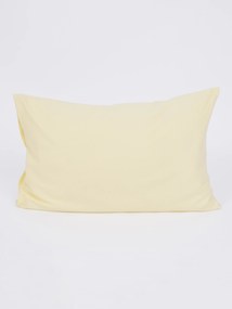 Bavlnená obliečka na vankúš Renforcé 50 × 70 cm - Jasmine pastelovo žltá