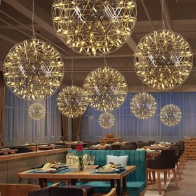 Toolight Toolight, LED stropné svietidlo APP1505-CP, zlatá, OSW-03680