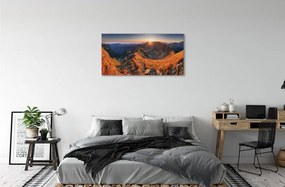 Obraz canvas horské slnko 125x50 cm