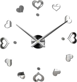 SENTOP | Nástenné hodiny ako obraz moderné hodiny vyrobené z plastu 12S046-S-Wall clock HEU- analógové