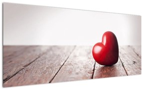 Obraz dreveného srdca (120x50 cm)