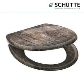 Schütte WC sedadlo z duroplastu (vzhľad dreva)  (100335933)