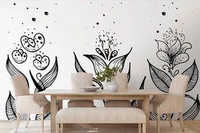 Tapeta nežné folklórne ornamenty