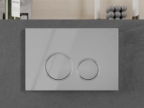 Mexen Fenix Air 05, pneumatické dvojité tlačidlo na splachovanie, chróm lesklý, 6A0501