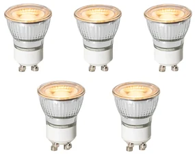 Sada 5 GU10 3-stupňových stmievateľných LED žiaroviek 35 mm 4 W 200 lm 2200 K