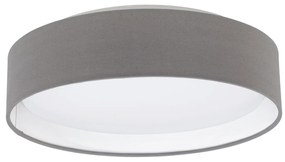 EGLO LED stropné svietidlo PASTERI, 11W, teplá biela, 32cm, okrúhle, antracitovo hnedé