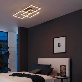 Brilo - LED Stmievateľné stropné svietidlo FRAME LED/57W/230V 3000K čierna