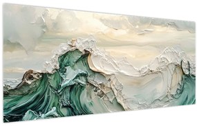 Obraz - 3D abstrakcie mora (120x50 cm)