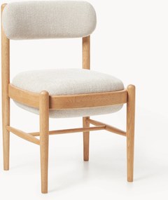 Čalúnená jedálenská stolička z dubového dreva Imara