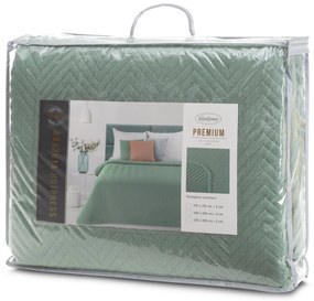 PREHOZ NA POSTEĽ LEN3 200X220 CM ZELENÝ
