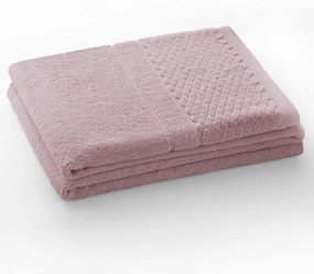Uterák RUBRUM klasický štýl 30x50 cm pudrovo ružový