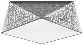 Stropné svietidlo HEXA 2xE27/60W/230V strieborná