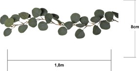 STAR TRADING Svetelná LED girlanda Eucalyptus 180 cm