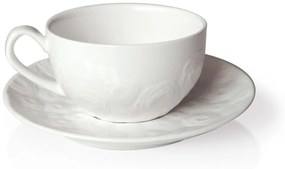Affekdesign Šálka s tanierikom ROSE 270 ml biely