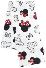Flanelová plienka s potlačou New Baby biela Mickey & Minnie